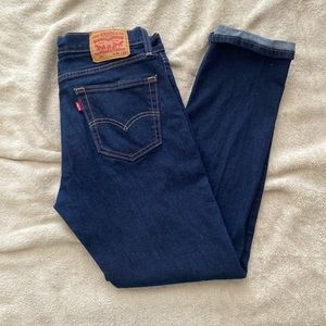 Men’s 511 Levi’s W 34 x L 32 dark blue jeans